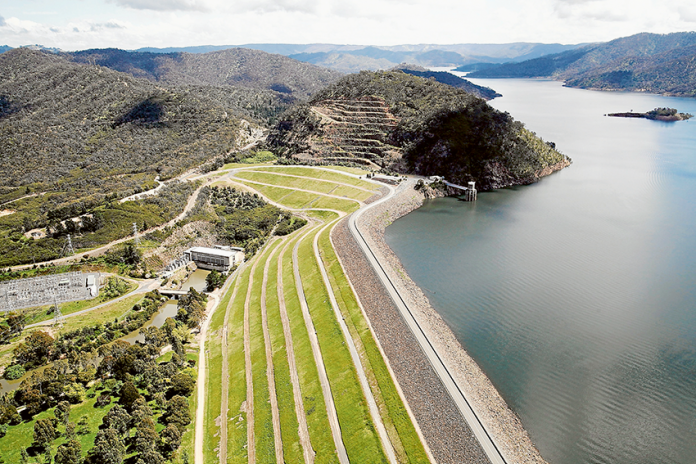 LOW WATER LEVELS… Lake Eildon has started off the year at a three-year low. Photo: Supplied.