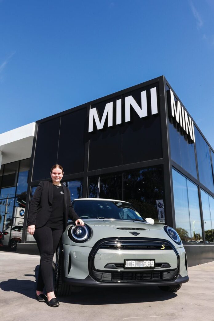 MIGHTY MINI... Mini Garage sales consultant genius, Molly Bohm. Photo: Kelly Carmody